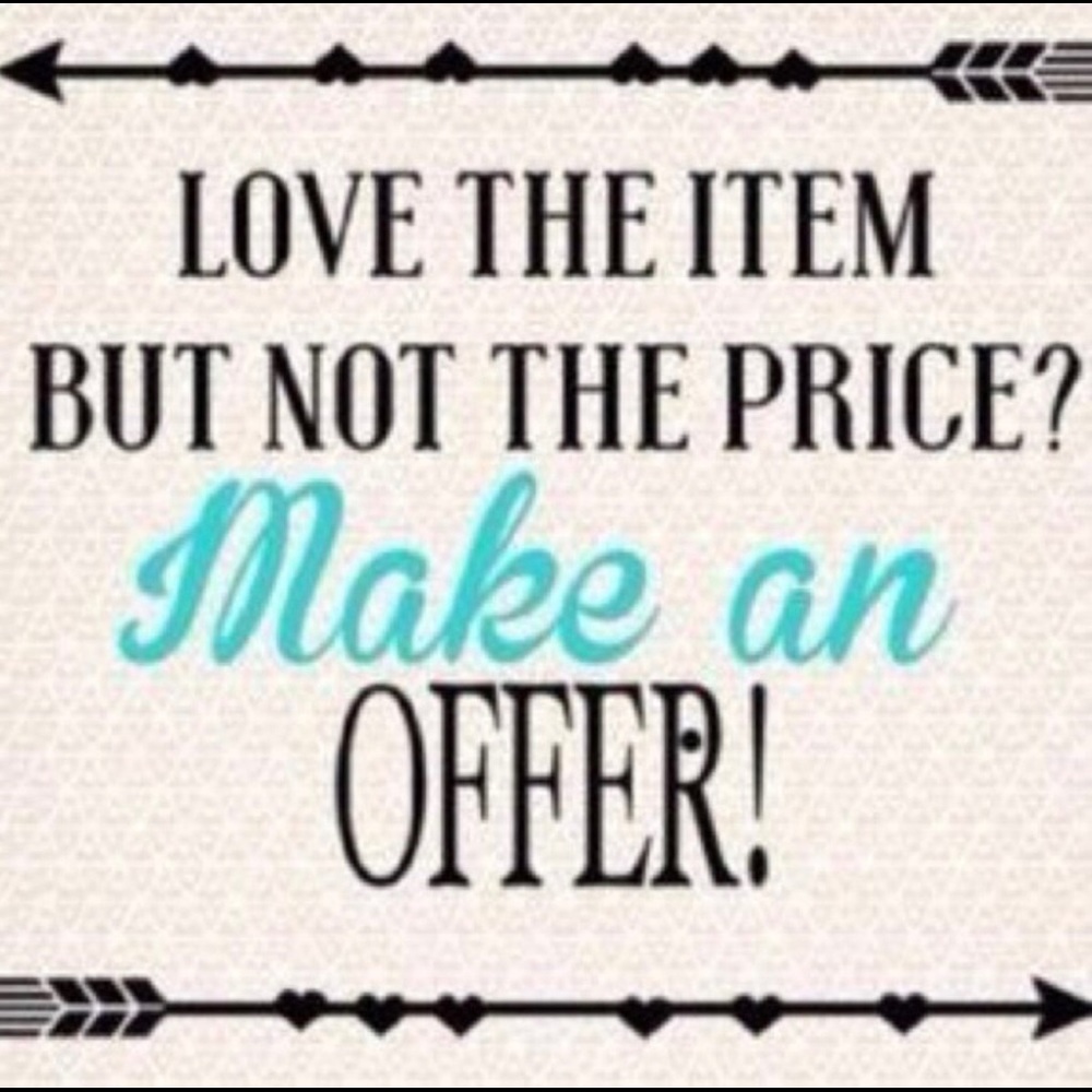 Make an offer on anything in my closet!
